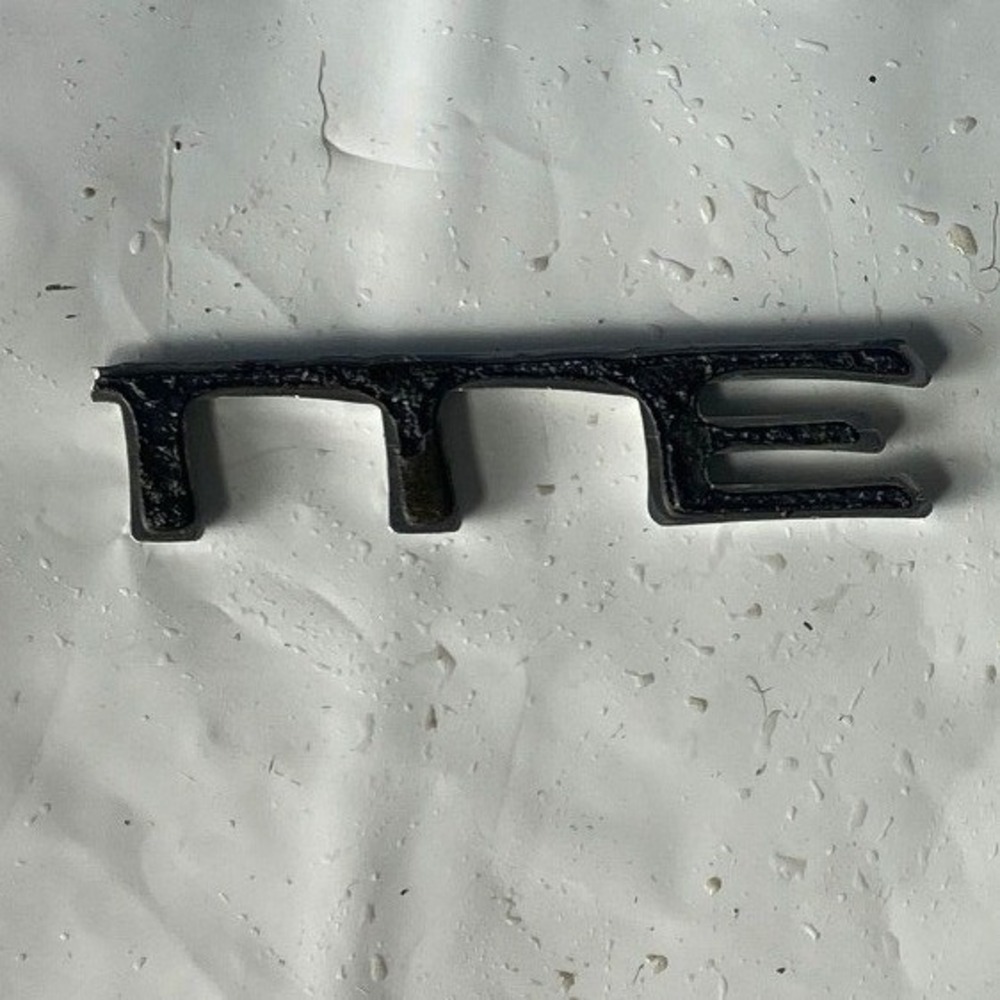 FTE Emblem Badge Black Metal Vehicle Logo